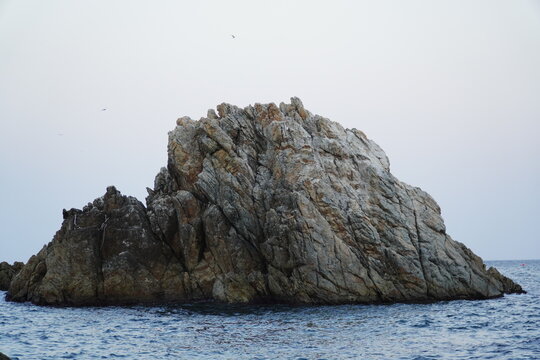 Dolsan Mountain on the sea at the port of Jangho, Samcheok, Naples in the East.