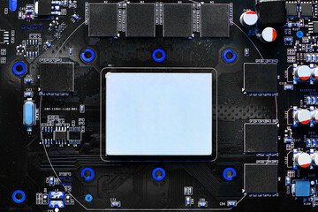 Fototapeta premium Printed circuit board.