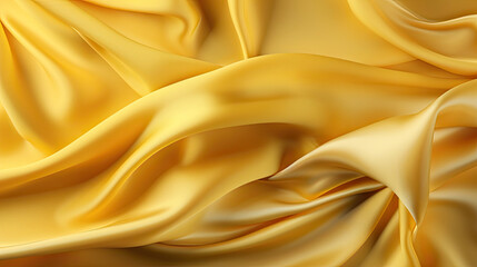abstract background, yellow satin background yellow luxury fabric background. yellow silk background
