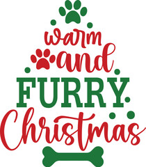 Fototapeta premium Warm and Furry Christmas