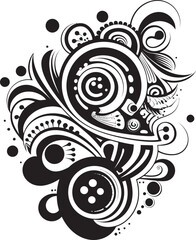 Obraz premium Radiant Coils Curly Abstracts in Modern Vector Design Curved Symphony Modern Vector Icons with Abstract Curves