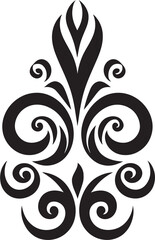 Elegant Flourishes Abstract Vector Icons with Calligraphic Detailing Decorative Scrolls Vector Design Elements in Calligraphic Artistry