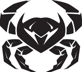 Shell armored Sovereign Vector Crab Pincer Pride Crab Icon Vector