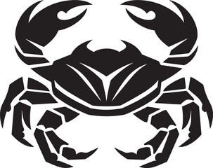 Pincer Protector Crab Emblem Vector Beachside Boss Vector Crab Design