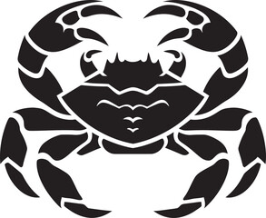 Marine Sentinel Vector Crab Tidal Trooper Crab Emblem Vector