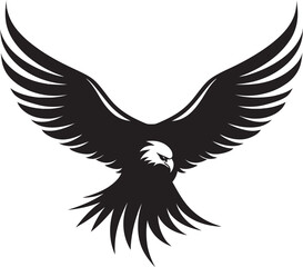 Eagle Eye Majesty Vector Eagle Icon Majestic Raptor Profile Black Eagle