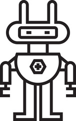 Robot Character Icon