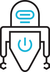 Robot Character Icon