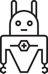 Robot Character Icon