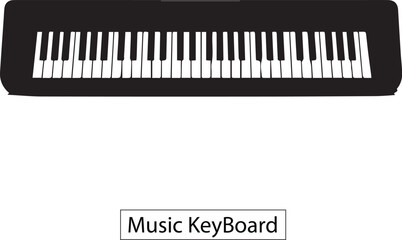 piano keys vector illustration
