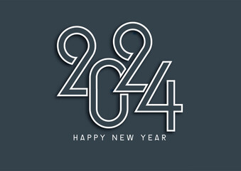 Happy New Year background with an elegant modern design