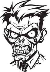 ZomPals Mascot Vector Design Spectral Spirit Zombie Mascot Icon