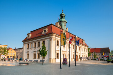 Baroque town hall in Rawicz, currently the Museum of the Rawicz Region, Greater Poland Voivodeship, Poland