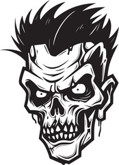 Undead Buddy Zombie Mascot Zombie Comrade Mascot Vector