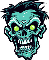 ZomPals Mascot Vector Spectral Spirit Zombie Mascot