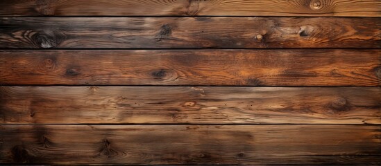 Naklejka premium Grunge rustic wooden table with old pattern dark wood texture