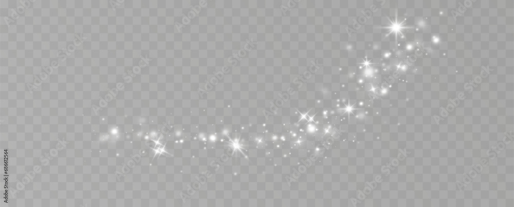 Poster Glow light effect. Vector illustration. Christmas flash. dust. Glow light effect. Star burst with sparkles.	