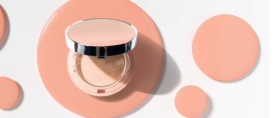 beauty cosmetic makeup skincare of smudge lip gloss matte tint or lipstick; product mockup