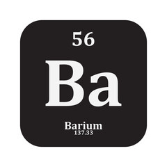 Barium chemistry icon