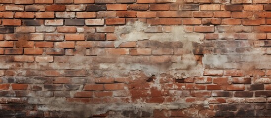 Old brick wall background used for texture