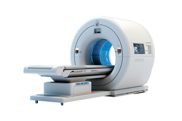 Advanced Hospital MRI isolated on transparent background