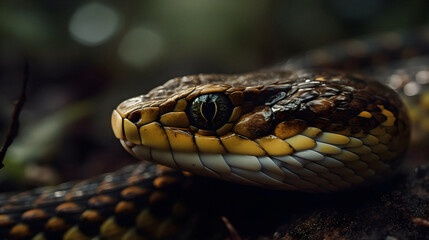 Obraz premium Close up of a snake 