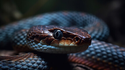 Obraz premium Close up of a snake 