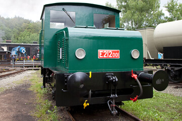 Fototapeta na wymiar czech old steam locomotive