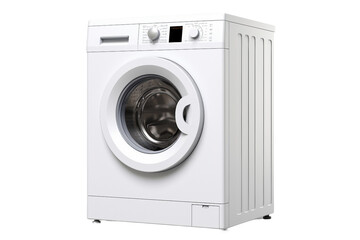 Innovative Washing Machine Cleaning Capture isolated on transparent background