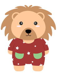 Cute Animal. Hand drawn style