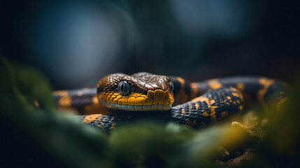 Fototapeta premium Close up of a snake 