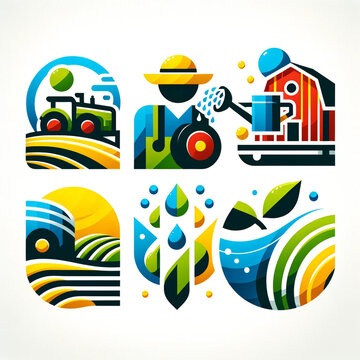 Planche illustration agricole