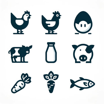 Planche illustration agricole