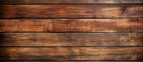 Naklejka premium Wooden background with an aged plank texture