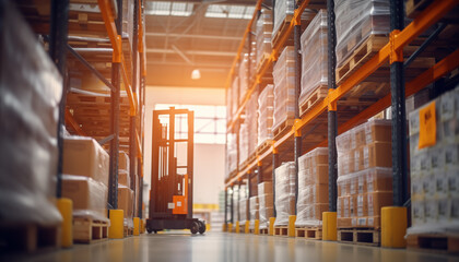 forklift operator in warehouse