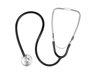 Stethoscope isolated on trasparent background.