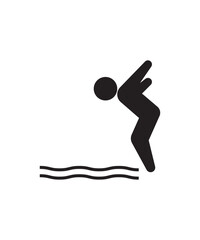 jump icon, vector best flat icon.