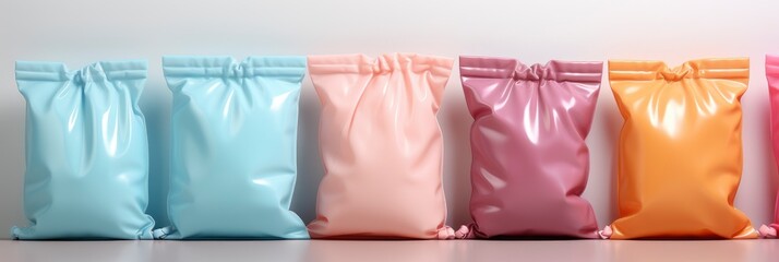 Background Diverse Colorful Plastic Packs , Banner Image For Website, Background, Desktop Wallpaper