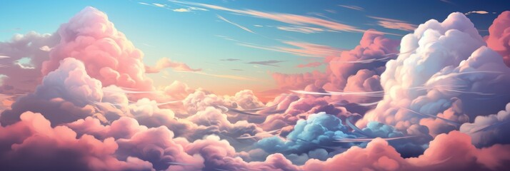 Beautiful Landscape Background Sky Clouds Sunset , Banner Image For Website, Background, Desktop Wallpaper