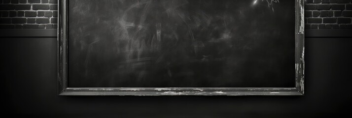 Black Blank Chalkboard Background , Banner Image For Website, Background, Desktop Wallpaper
