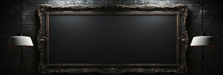 Black Blank Chalkboard Background , Banner Image For Website, Background, Desktop Wallpaper