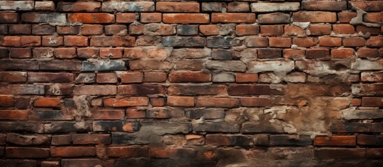 Texture and background created by brick walls