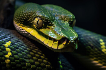 Obraz premium Close up of a snake 