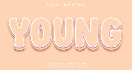 Free vector funny cartoon text effect editable comic and kids text style