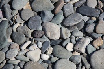 sea stones close-up background