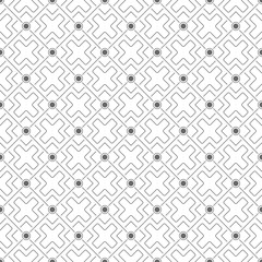 Seamless pattern of lines, circles, squares and arbitrary shapes for textiles, texture, creative design and simple backgrounds