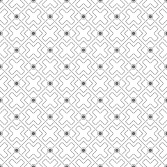 Seamless pattern of lines, circles, squares and arbitrary shapes for textiles, texture, creative design and simple backgrounds