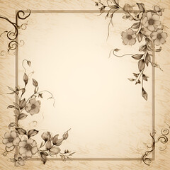 vintage floral background