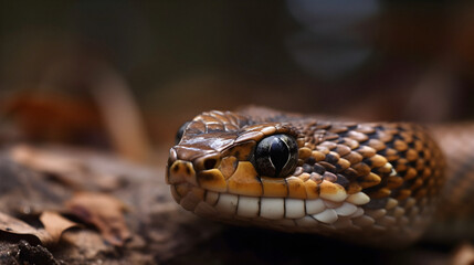 Obraz premium Close up of a snake 