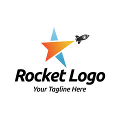 Rocket logo design icon template. Rocket Logo Designs Vector Template, Rocket Logo Symbol Icon